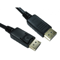 OEM Premium DisplayPort 5 Meter Cable with Locking 20 Pin Connector Black OEM Premium DisplayPort 5 Meter Cable with Locking 20 Pin Connector Black