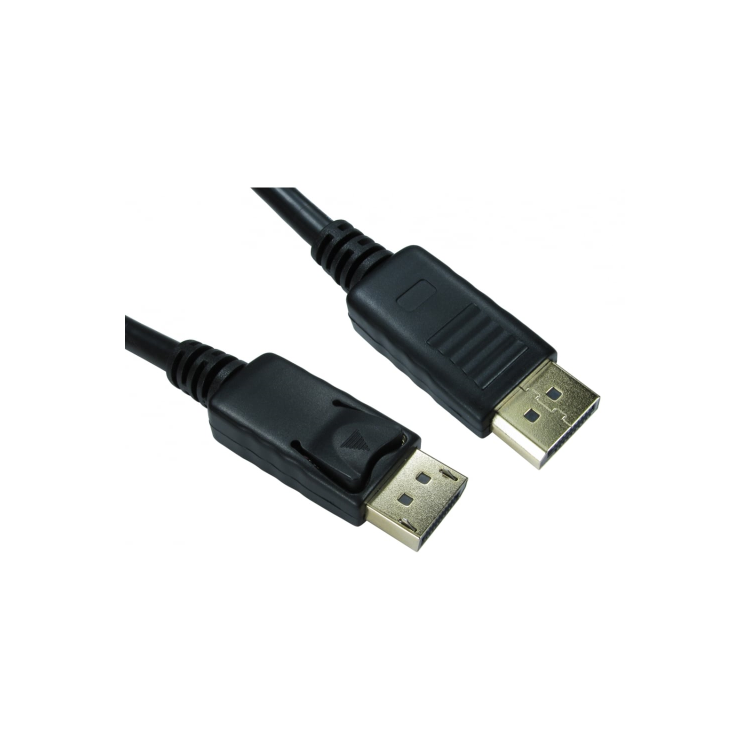 OEM Premium DisplayPort 5 Meter Cable with Locking 20 Pin Connector Black