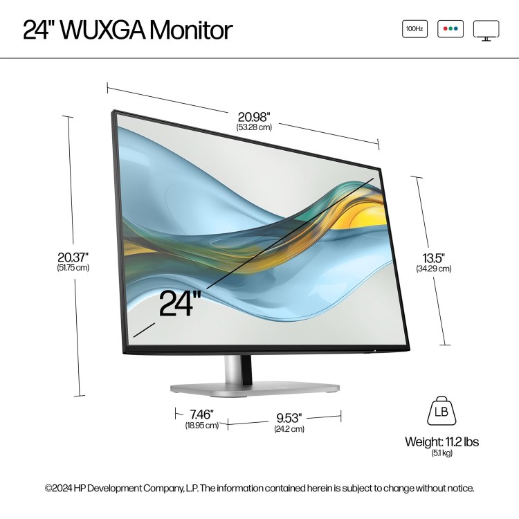 HP Series 5 Pro 524pn 24" IPS WUXGA 100Hz Monitor
