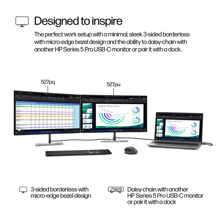 HP Series 5 Pro 527pq 27" IPS QHD 100Hz Monitor