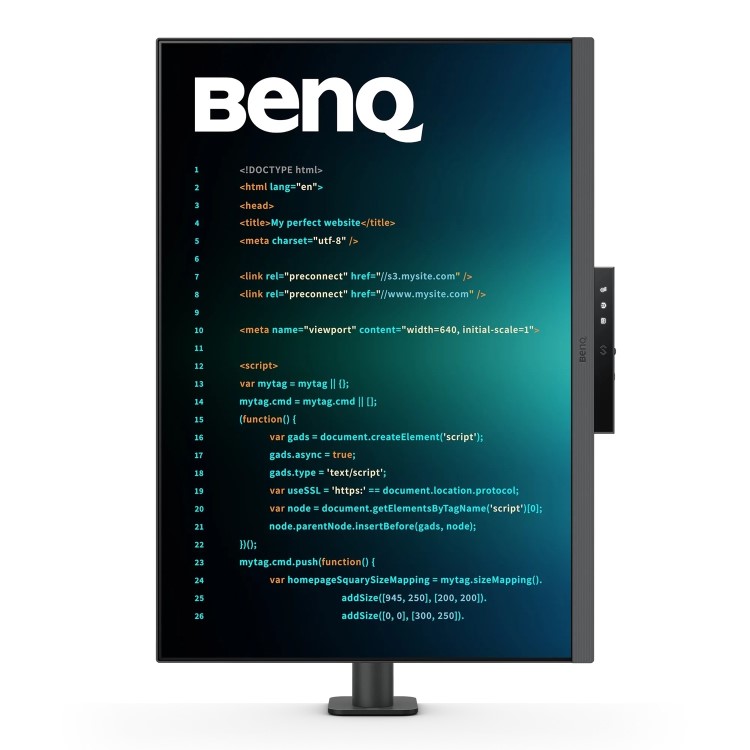BenQ RD280UA 28" IPS 4K UHD USB-C Backlight and Flexible Arm Programming Monitor