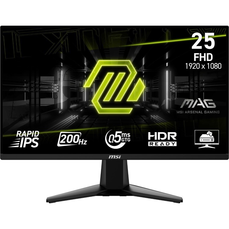 MSI MAG 255F E20 25" IPS Full HD 200Hz 0.5ms Gaming Monitor