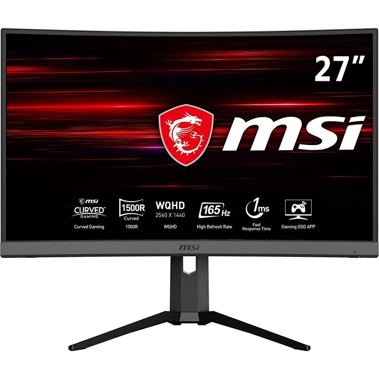 MSI Optix MAG272CQR 27" QHD 165Hz Curved Gaming Monitor