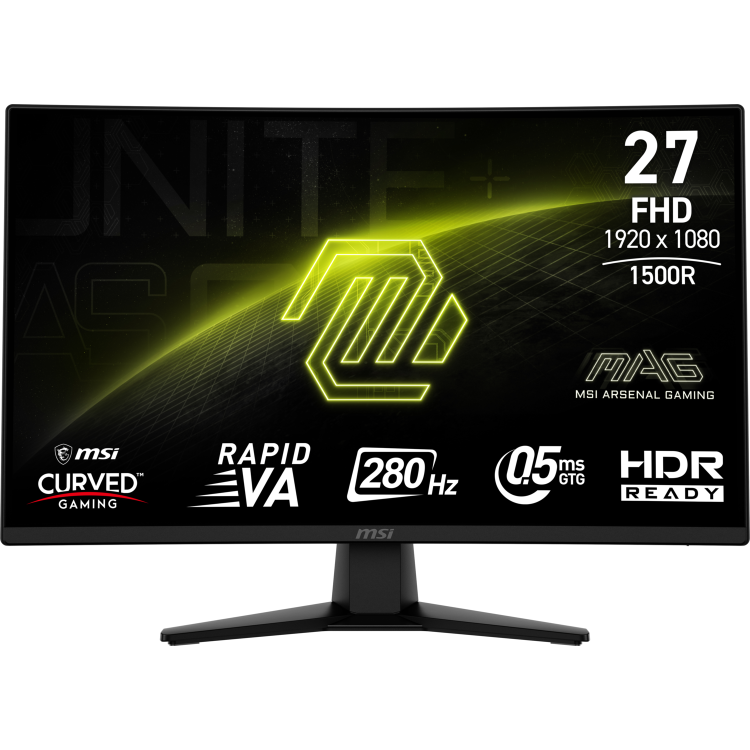 MSI MAG 274CXF 27" VA Full HD 280Hz 0.5ms Curved Gaming Monitor