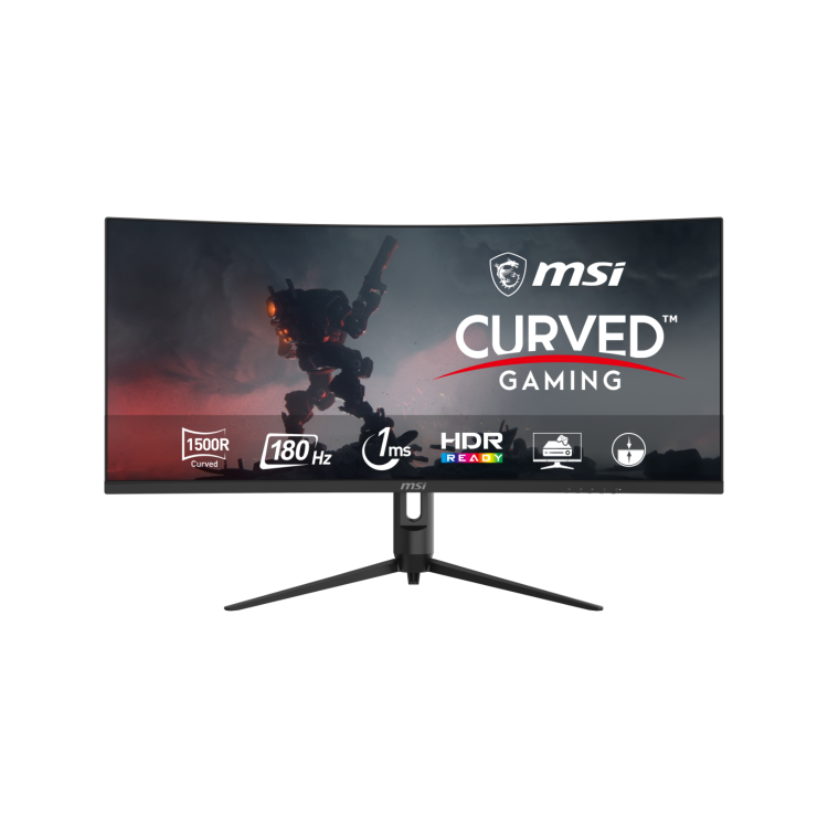 MSI MAG 342CQR E2 34" VA UWQHD 180Hz 1ms UltraWide Curved Gaming Monitor