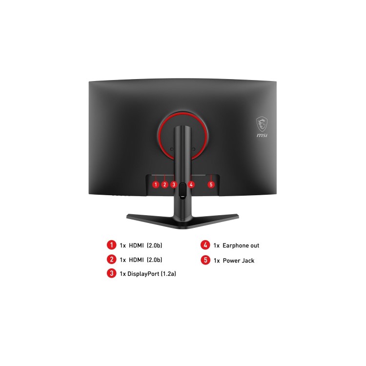 MSI OPTIX G321C 32" Full HD 165Hz Curved Gaming Monitor