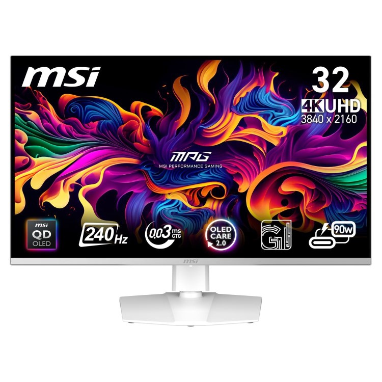 MSI MPG 321URXW QD-OLED 32" QD-OLED 4K UHD 240Hz 0.03ms Gaming Monitor