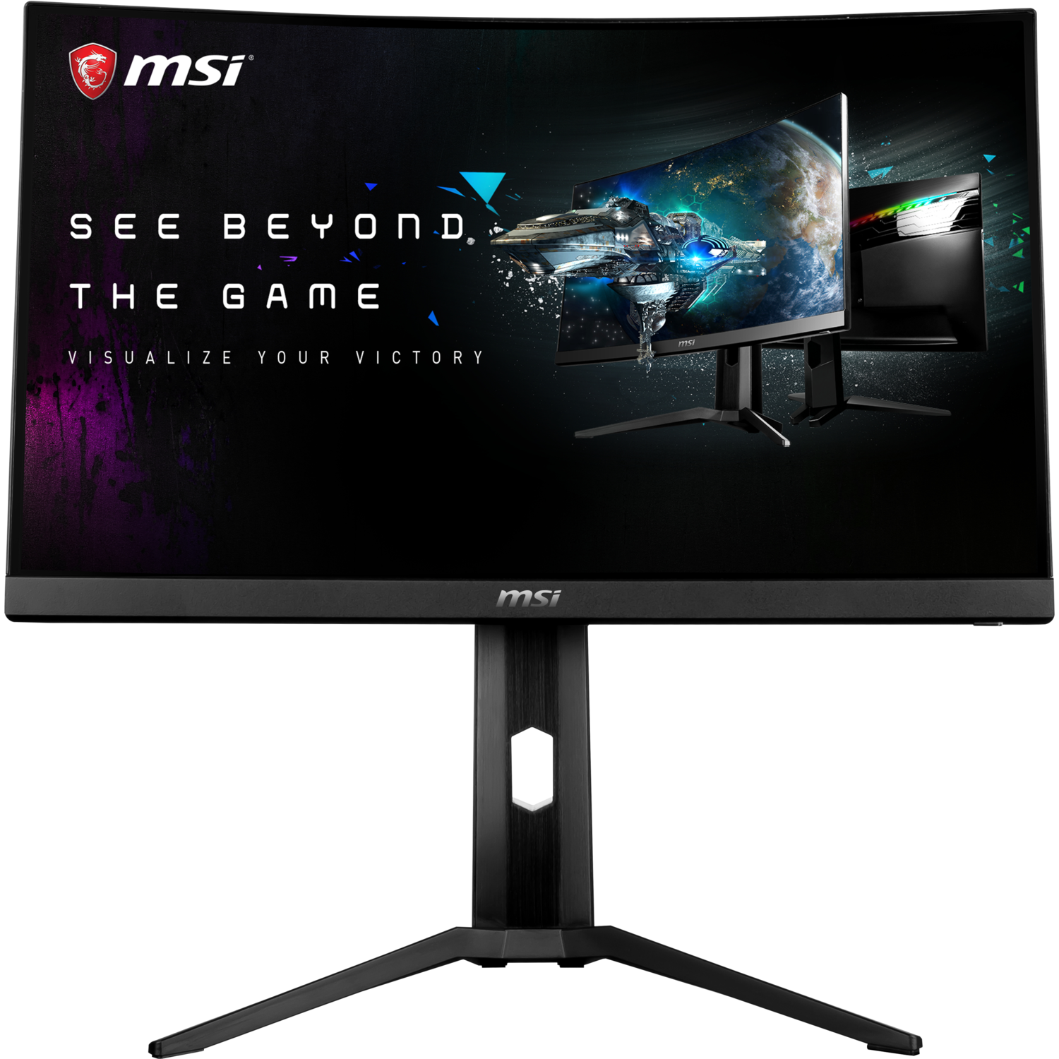 Refurbished Msi Optix Mag241cpuk 23 6 Inch 144hz 1ms Curved Gaming Monitor Buyitdirect Ie
