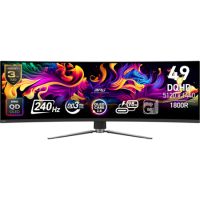 MSI MPG 491CQPX 49" OLED DQHD 240Hz 0.03ms Curved Monitor