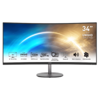 MSI PRO MP341CQ 34" VA UWQHD FreeSync Curved Monitor