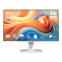 MSI PRO MP243W E14 24" IPS Full HD 144Hz 1ms White Business Monitor