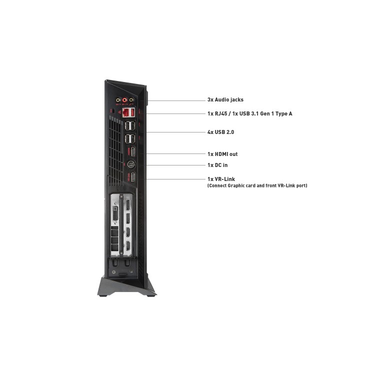 Refurbished MSI Trident 3 Core i5-8400 8GB 1TB & 128GB GTX 1050Ti Windows 10 Gaming Desktop