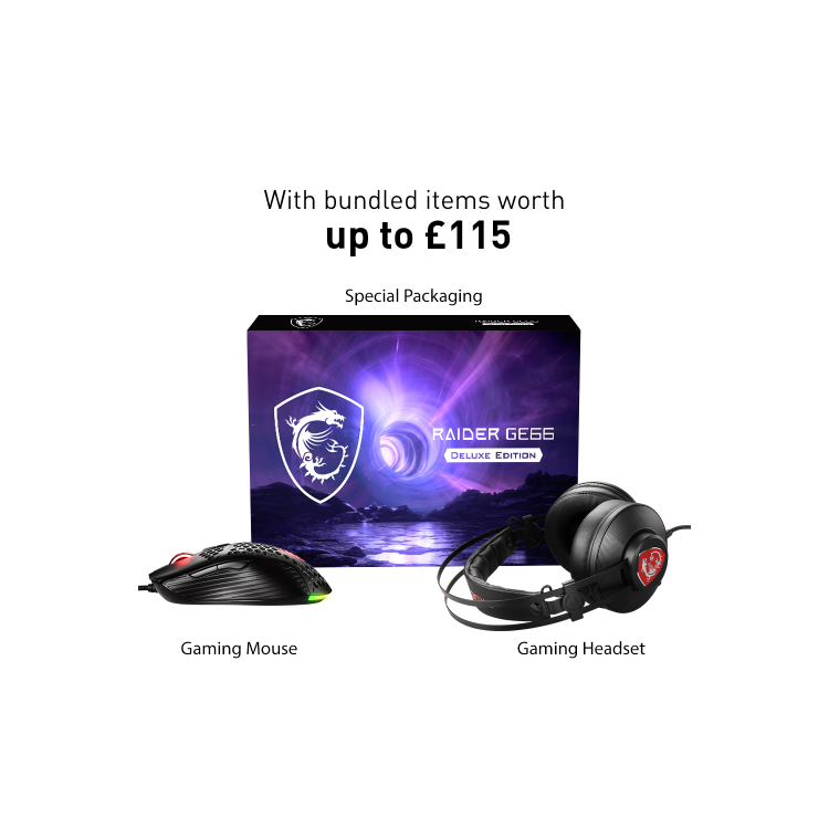 MSI Raider GE66 12UH Gaming Laptop Core i9 32GB 2TB SSD RTX 3080 120Hz 15.6 Inch Windows 11