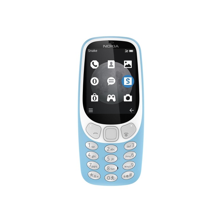 Nokia 3310 3G Azure Blue 2.4" 64MB 3G Unlocked & SIM Free