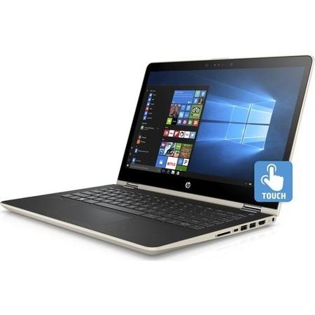 Refurbished HP Pavilion x360 14-ba090sa Core i5-7200U 8GB 256GB 14 Inch Windows 10 Touchscreen Convertible Laptop in Gold