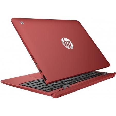 Refurbished HP 10-P007NA Intel Atom X5-Z8350 2GB 32GB 10.1 Inch Windows 10 Touchscreen Convertible Laptop in Red