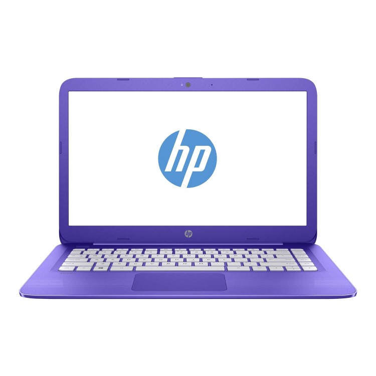 Refurbished HP Stream 14-ax002na Intel Celeron N3060 4GB 32GB 14 Inch Windows 10 Laptop in Purple