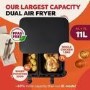 Refurbished Instant Pot Dual Vortex 11L Air Fryer - Stainless Steel