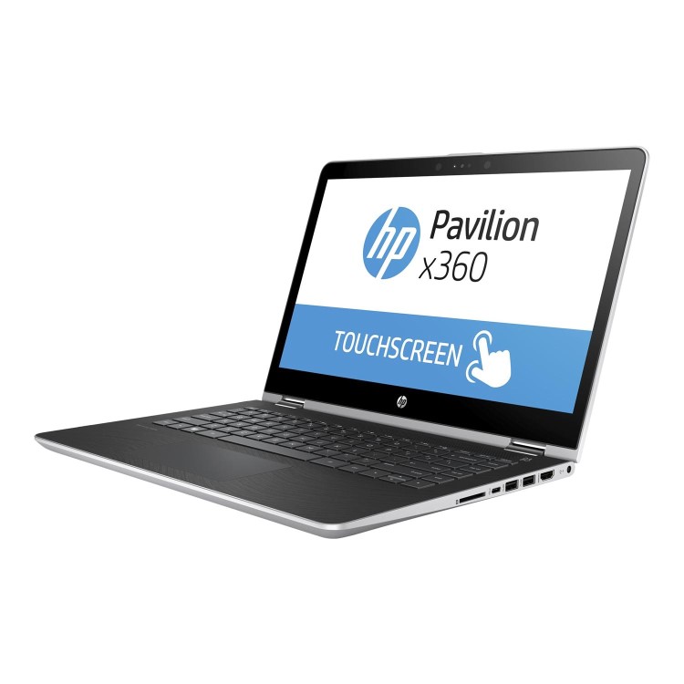 Refurbished HP Pavilion x360 14-ba055na 14" Intel Core  i3-7100U 8GB 128GB SSD Windows 10 Touchscreen Laptop