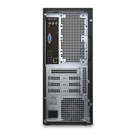 Refurbished Dell Inspiron 3670 Core i3 9100 8GB 1TB Windows 10 Desktop PC In Black