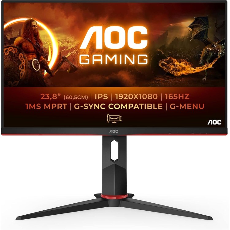 Refurbished AOC 24G2SP 24" IPS Full HD Monitor 1ms FreeSync Monitor