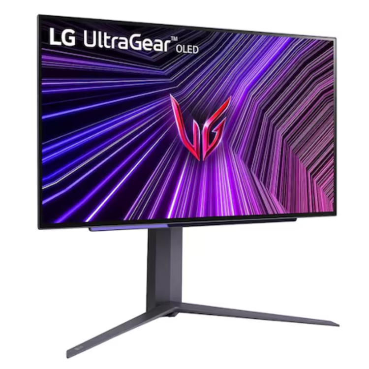 Refurbished LG UltraGear 27GS95QE-B Quad HD 27" OLED Gaming Monitor - Grey