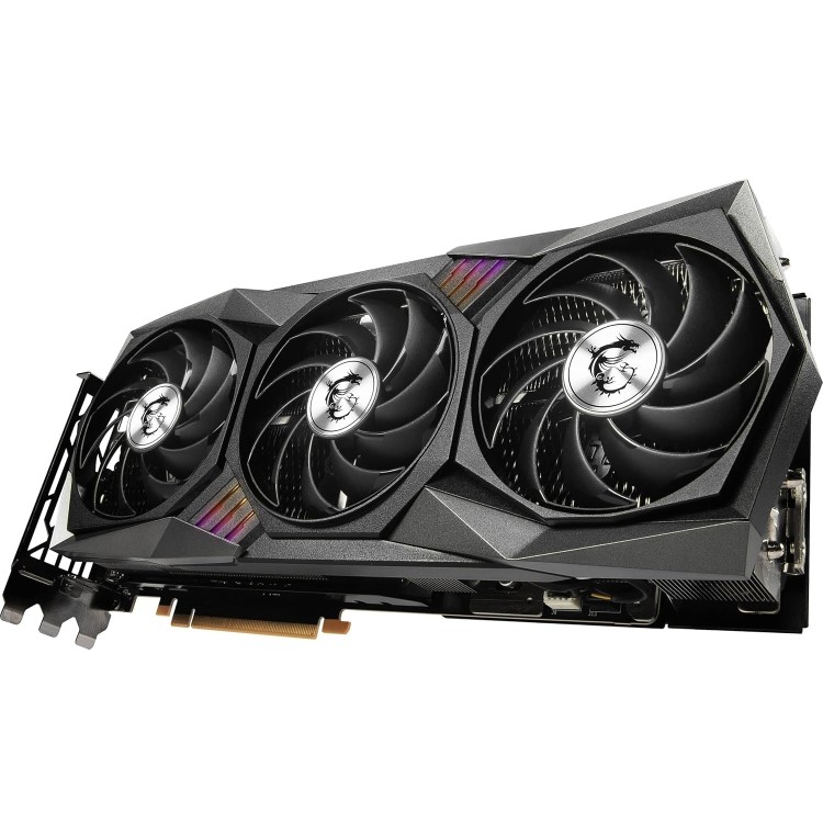 Box Opened MSI GeForce RTX 3090 Ti GAMING X TRIO 24GB GDDR6X Gaming Graphics Card