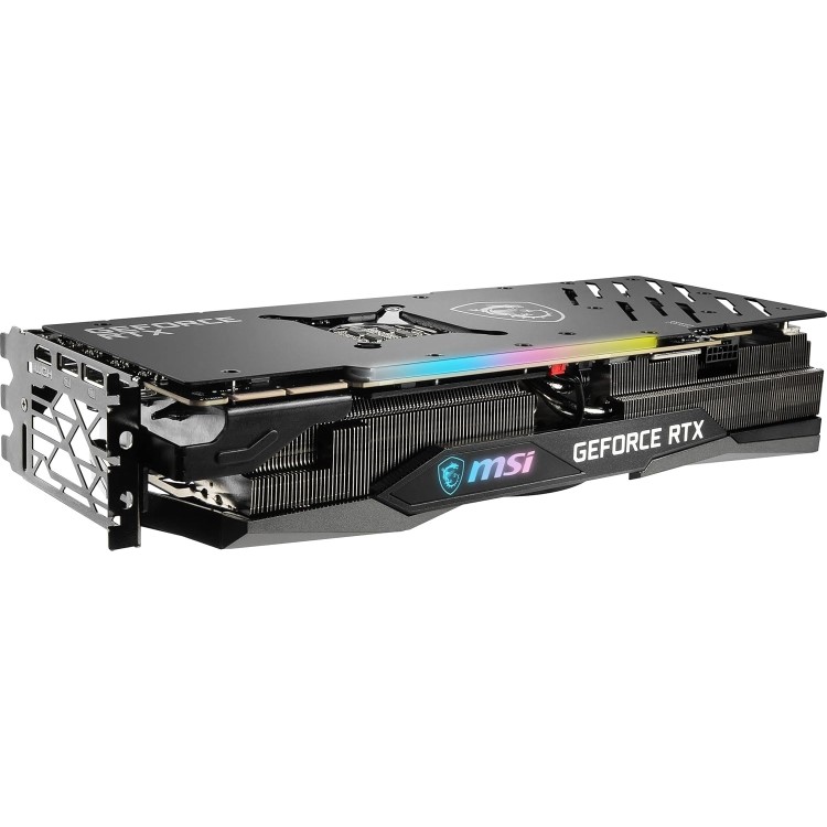Box Opened MSI GeForce RTX 3090 Ti GAMING X TRIO 24GB GDDR6X Gaming Graphics Card