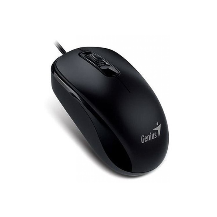 Box Opened Genius DX-110 PS2 Optical Mouse in Black