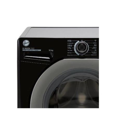 Refurbished Hoover H3WS4105TACBE H-Wash 300 Smart Freestanding 10KG 1400 Spin Washing Machine Black