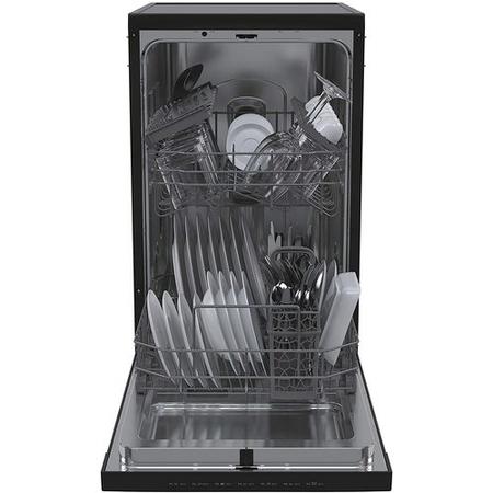 Refurbished Hoover HDPH 2D1049B-80 10 Place Freestanding Dishwasher Black