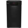 Refurbished Hoover HDPH 2D1049B 10 Place Freestanding Dishwasher Black