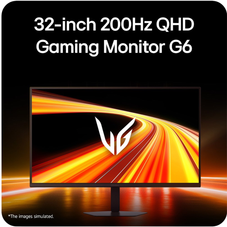 Refurbished LG UltraGear 32G620B G6 32" IPS QHD 200Hz 1ms Gaming Monitor