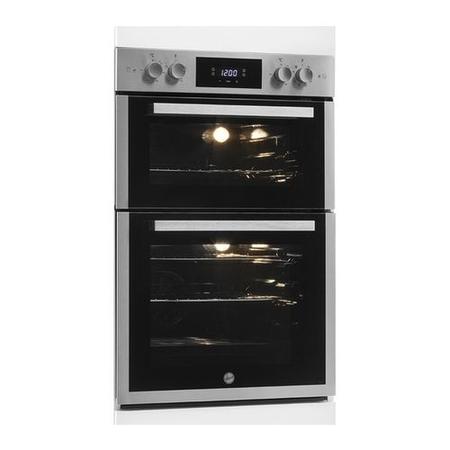 Refurbished Hoover H-Oven 300 HO9DC3E3078IN 60cm Double Built In Electric Oven Stainless Steel