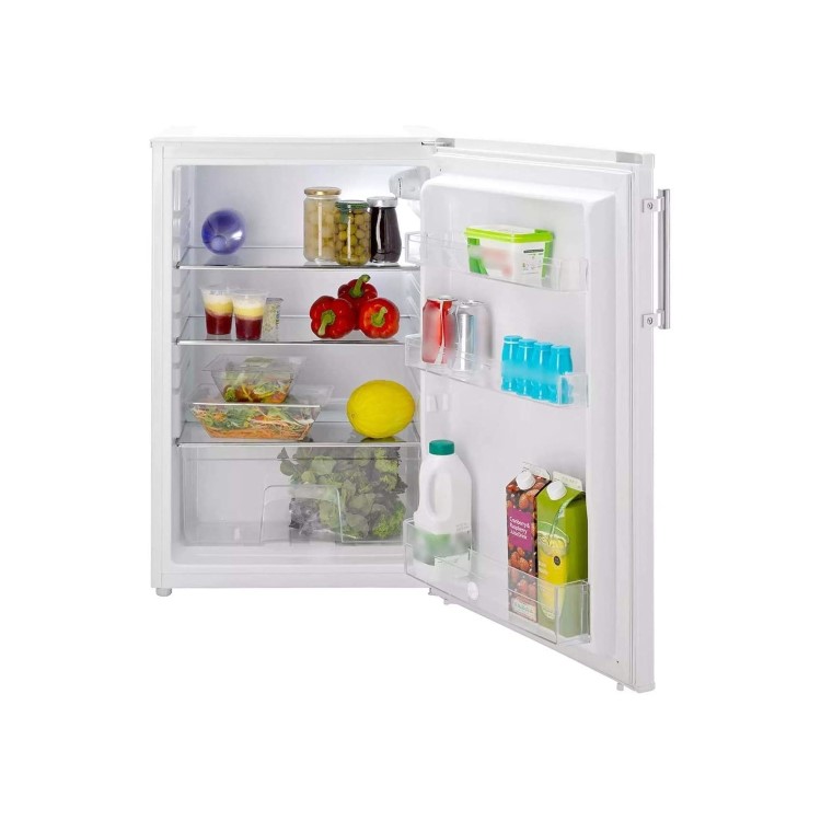 Refurbished Hoover HVTL542WHK Under Counter Larder 121 Litre Fridge - White