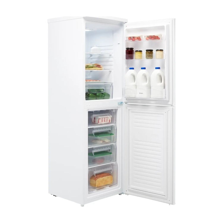 Refurbished Candy CHCS157FWKB2/GR Integrated 248 Litre 50/50 Frost Free Fridge Freezer White