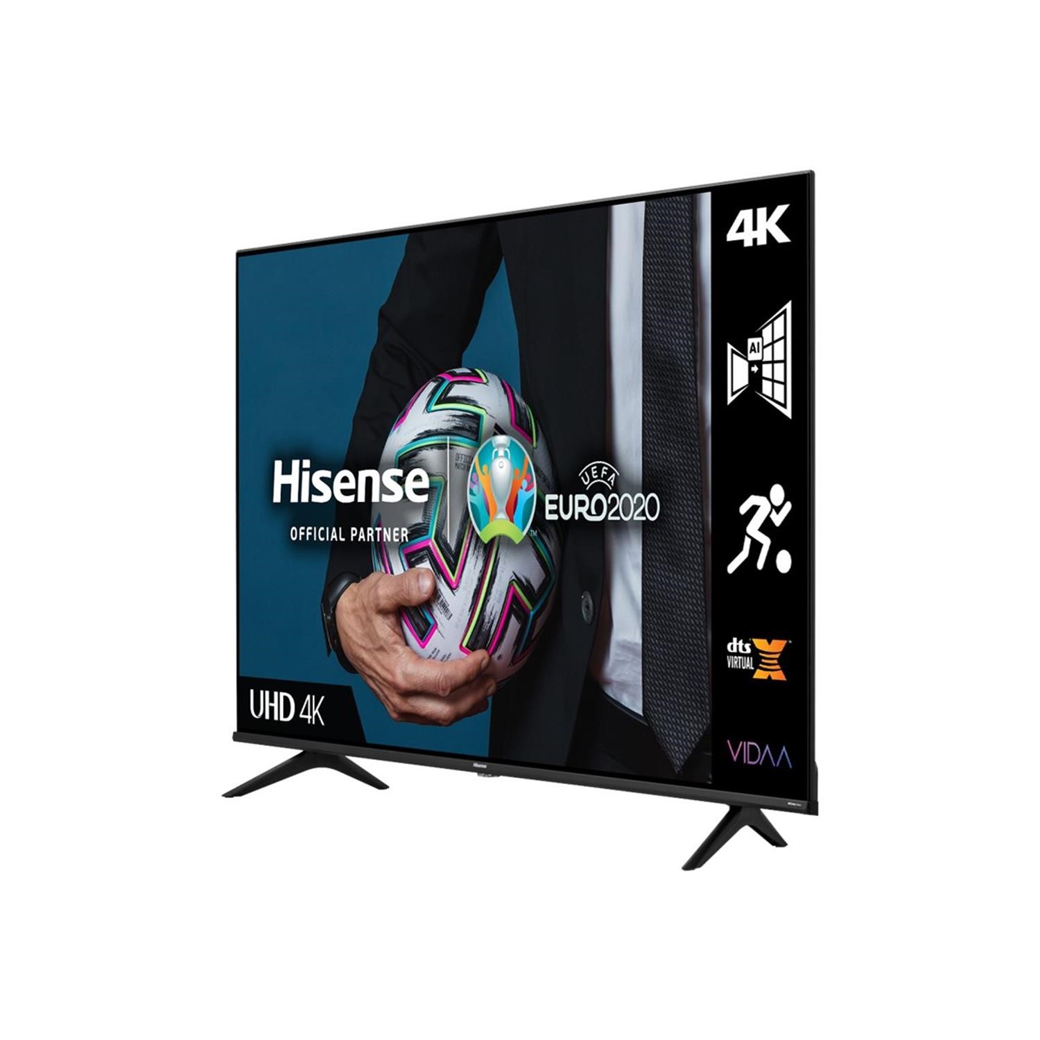 Refurbished Hisense 43 4K Ultra HD with HDR10+ LED Freeview Play Smart TV