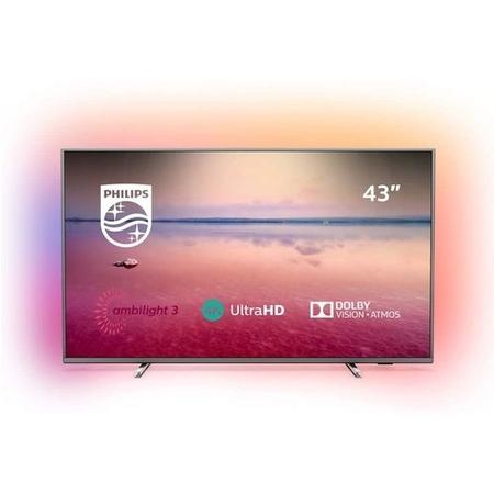 Refurbished Philips Ambilight 43" 4K Ultra HD with HDR10+ LED Freeview Play Smart TV