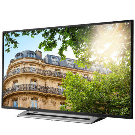 Refurbished Toshiba 43" 4K Ultra HD with HDR LED Freeview HD Smart TV without Stand