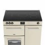 Refurbished Belling Farmhouse 90cm Electric Induction Touch Range Cooker - Cream