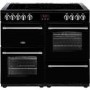 Refurbished Belling Farmhouse 100E 100cm Electric Range Cooker Black