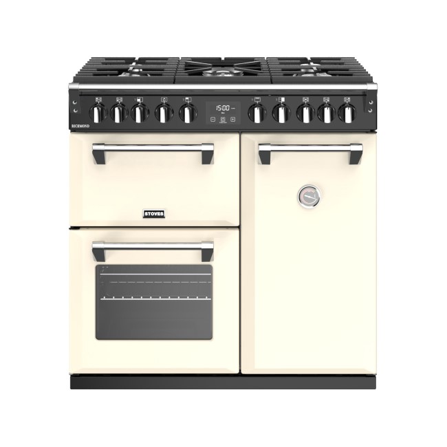 Stoves 444444436 Richmond S900DF 90cm Dual Fuel Range Cooker - Cream