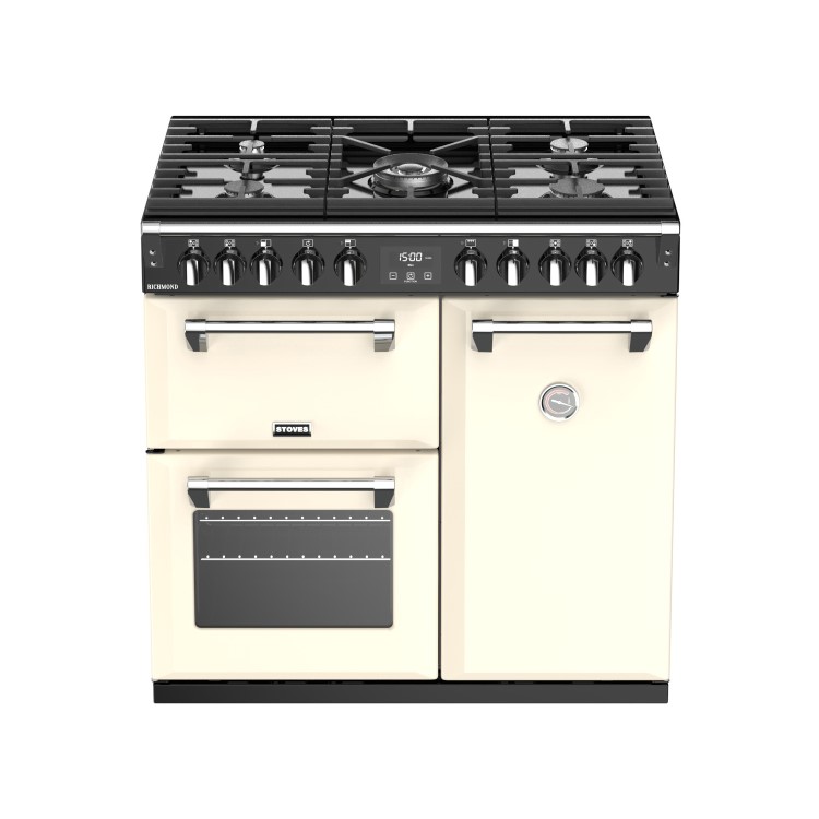 Stoves Richmond S900DF 90cm Dual Fuel Range Cooker - Cream