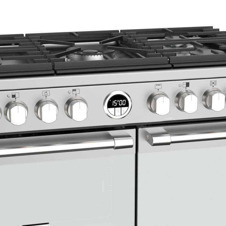 Refurbished Stoves Sterling S900DF 90cm Dual Fuel Range Cooker Stainless Steel