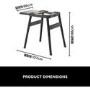 Refurbished Ninja Woodfire Universal Adjustable Stand & Side Table Black
