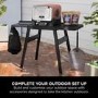 Refurbished Ninja Woodfire Universal Adjustable Stand & Side Table Black