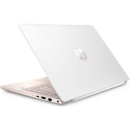 Refurbished HP Pavilion 14-ce0597sa Core i3-8130U 8GB 128GB 14 Inch Windows 10 Laptop in White & Rose Gold  