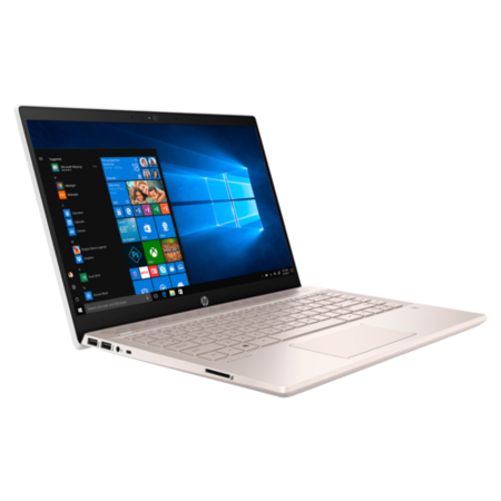 Refurbished HP Pavilion 14-ce0595sa Intel Pentium 4415U 4GB 128GB 14 Inch Windows 10 Laptop in Rose Gold and White