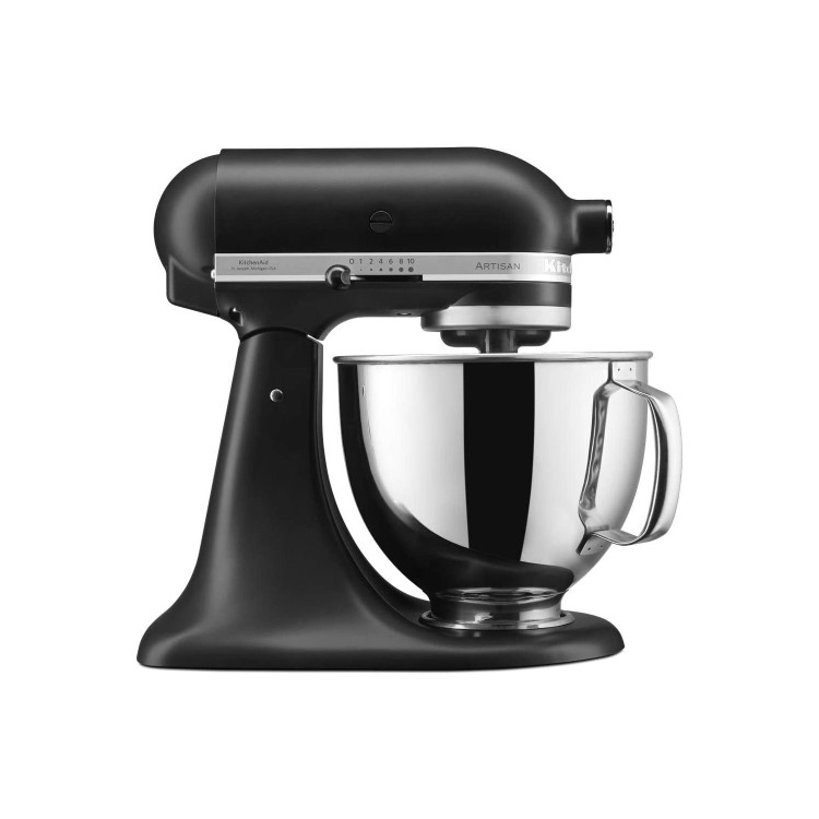 Refurbished KitchenAid Artisan KSM125BBM 4.8 Litre Stand Mixer Matte Black