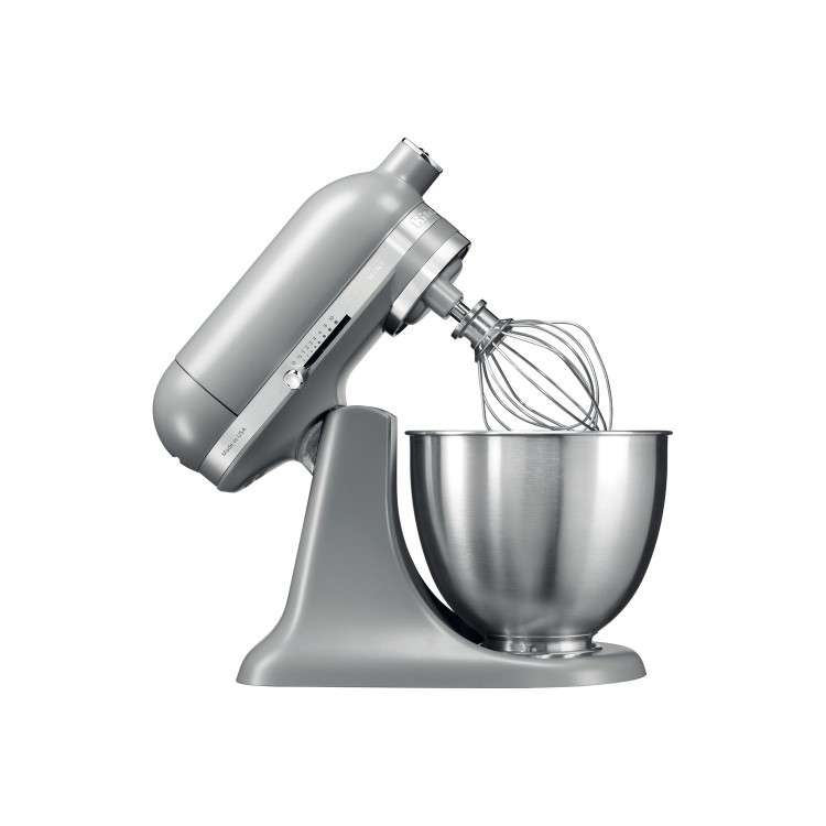 Refurbished KitchenAid Mini 5KSM3311XEFG 3.3 Litre Tilt Head Stand Mixer Grey